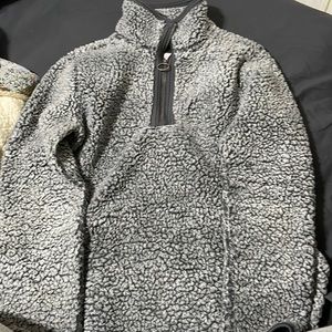 Grey sherpa jacket